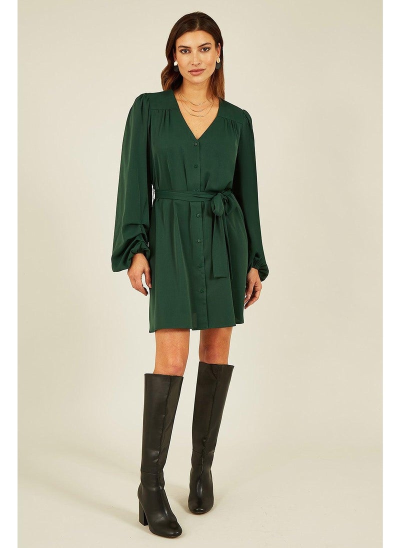MELA LONDON Belted Mini Dress - Image 1