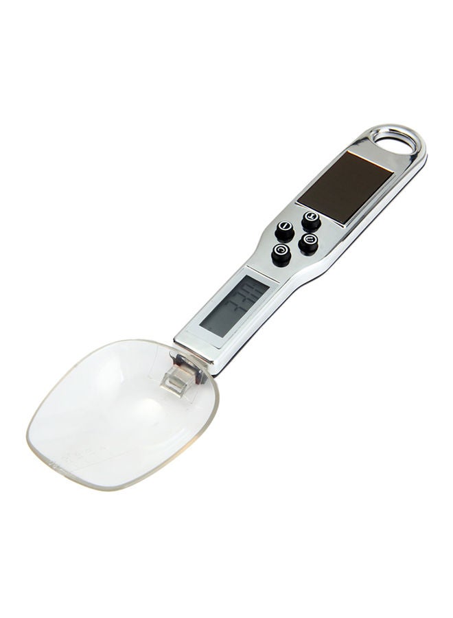 NIBEMINENT Digital Measuring Spoon With Solar Panel Silver/Black/Clear 0.2kg - Image 1