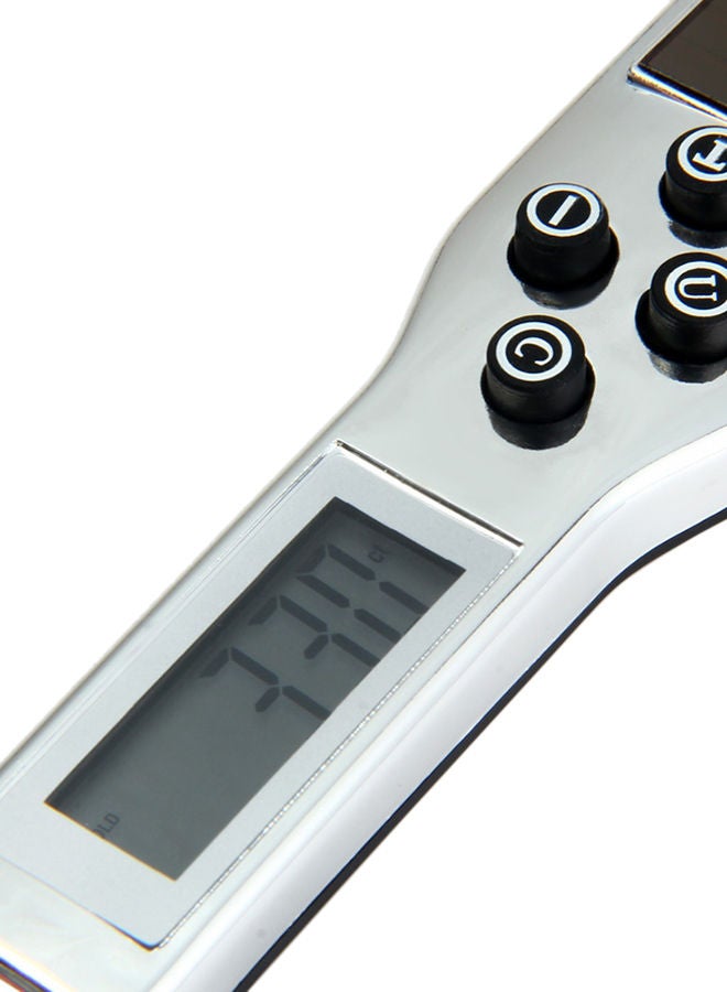 NIBEMINENT Digital Measuring Spoon With Solar Panel Silver/Black/Clear 0.2kg - Image 2