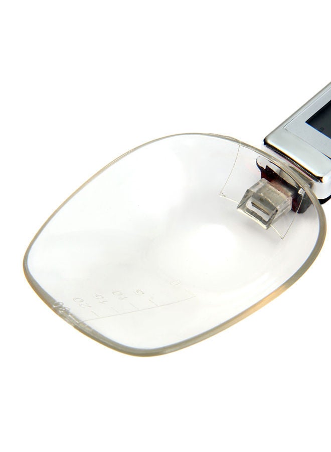 NIBEMINENT Digital Measuring Spoon With Solar Panel Silver/Black/Clear 0.2kg - Image 3
