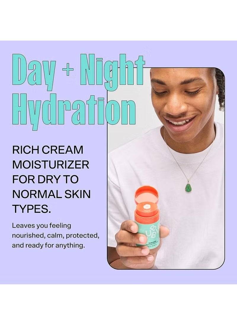 Bubble Skincare Slam Dunk Face Moisturizer - Hydrating Face Cream for Dry Skin Made with Vitamin E + Aloe Vera Juice for a Glowing Complexion - Skin Care with Blue Light Protection (50ml) - Image 3