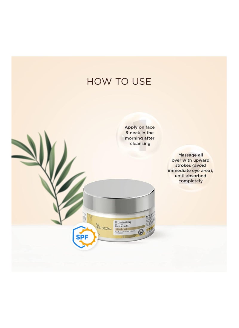 Skin Story Clean Beauty The Skin Story Illuminating Day Cream For Even Skin Tone Glow For Normal Sensitive Skin  - Image 3