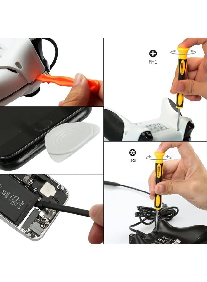 9pcs تنظيف وصيانة مجموعات PS3 ، PS4 ، PS5 ، مجموعة كاملة من معدات المسمار - PS4 ( TR9 ) - Image 3