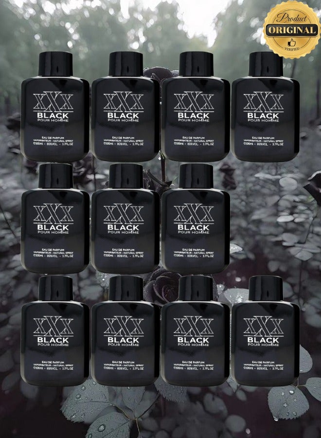 xxx 11 Pieces XXX Black Pour Homme Perfume 110ML - Image 1