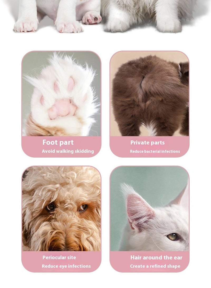 كيدل القط المقاطع الحيوانات الأليفة القدم قطع الشعر مقطع LED القط والكلب كف الحلاقة USB الكهربائية دفع المقاطع الكلب العناية المقاطع الحيوانات الأليفة العناية الشعر المقاطع - Image 4