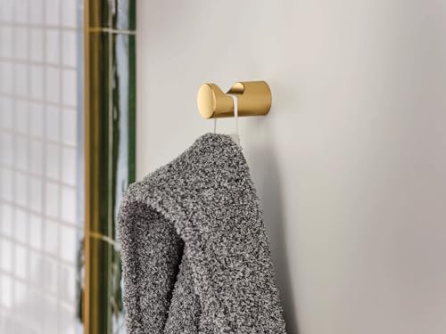 MOEN خطاف رداء حديث من موين ألين باللون الذهبي المصقول، YB0403BG - Image 2