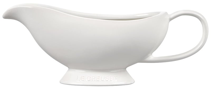Le Creuset Le Creuset Heritage Stoneware Gravy Boat White 