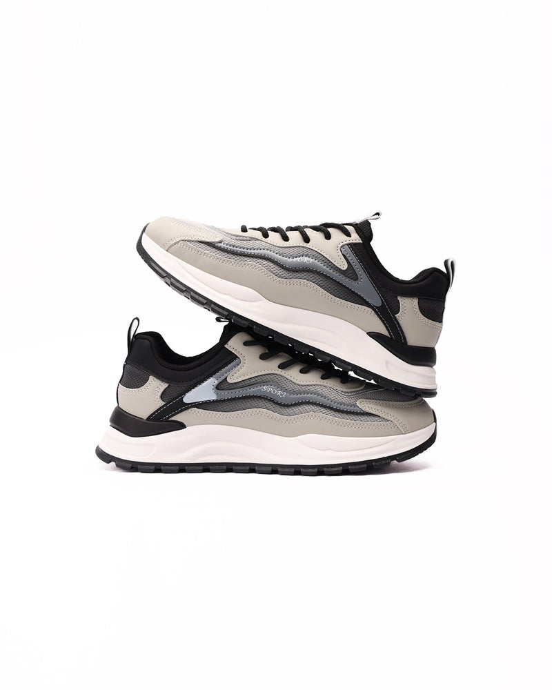 أتوم حذاء رياضي رجالي Atum Energetic Flex Drift رمادي - Image 3