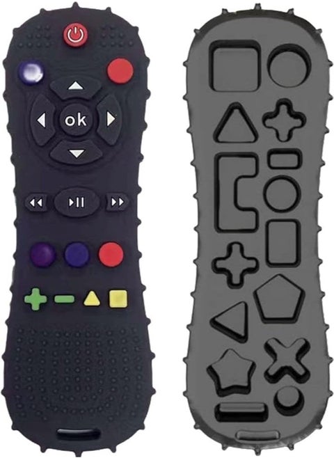 Tv Remote Teether For Baby, 3 - 12 Months, Black