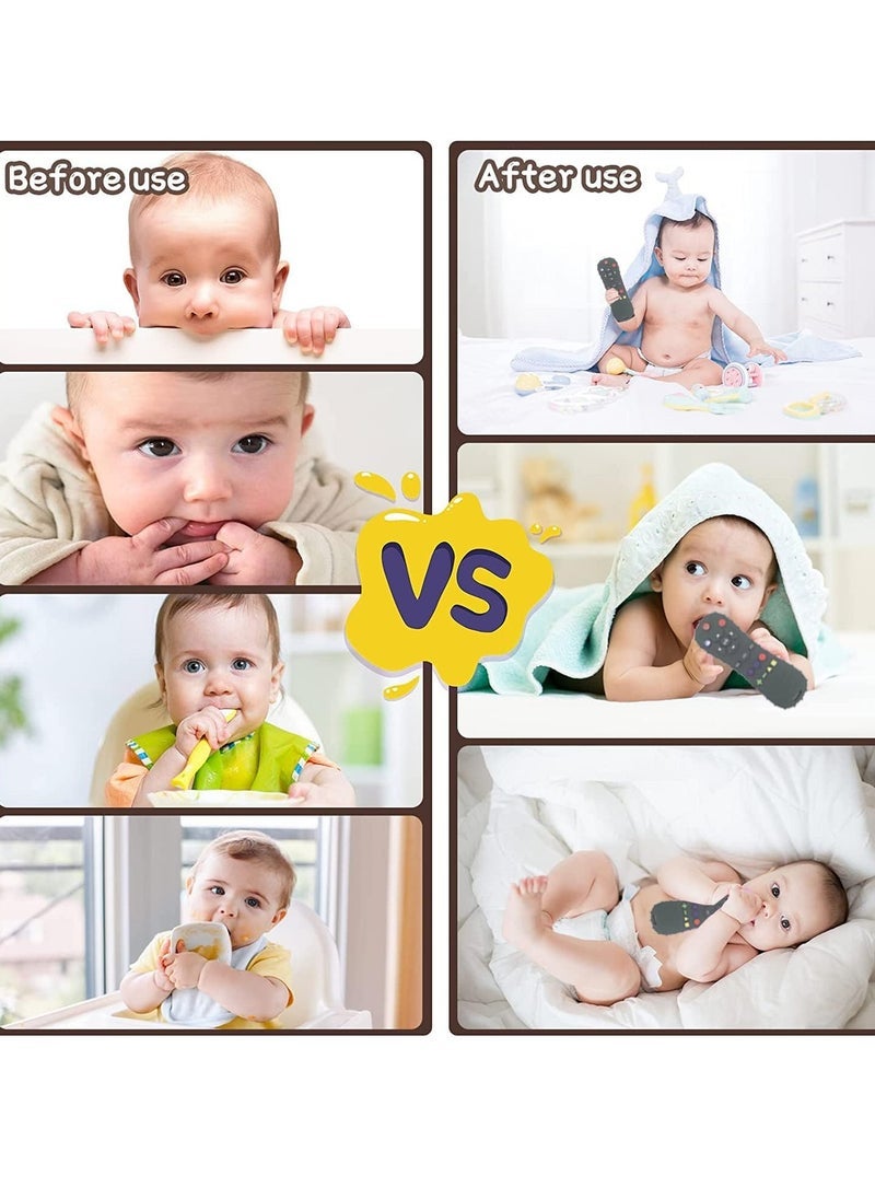 Tv Remote Teether For Baby, 3 - 12 Months, Black