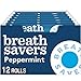 BREATH SAVERS Peppermint Sugar Free Breath Mints Rolls 075 oz 24 Count - Image 2