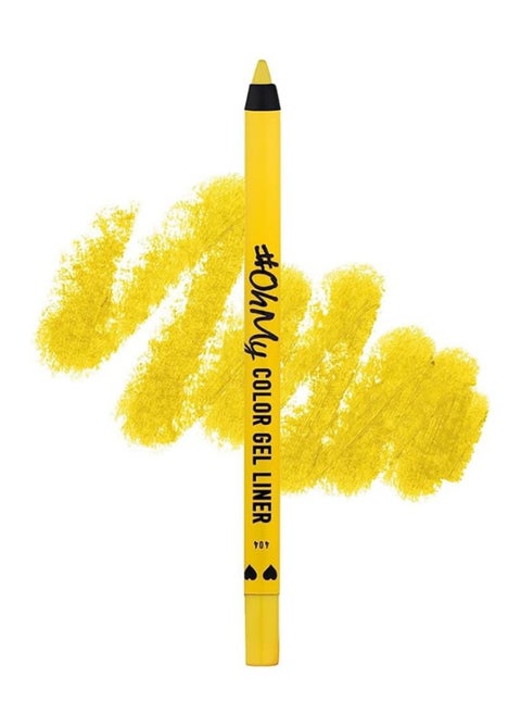 Lamel Long lasting Oh My color Gel eye liner 406 YELLOW 1.4gm
