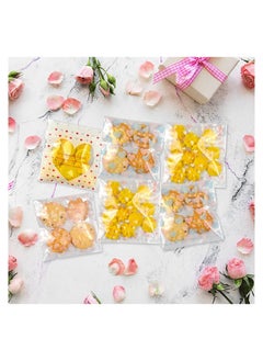 Excefore 400 Pcs Cookie Bags Hearts Cellophane Treat Bags Clear Self-adhesive Candy Bags for Holiday Party Gift Decoration Supplies, 3.94 x 3.94 Inches,  4 Styles  - Image 5