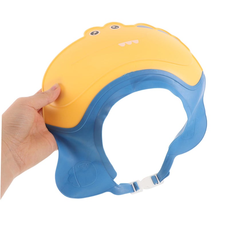 Adjustable Shower Cap for Toddlers Wide Front Design Prevents Water During Bath - Image 5