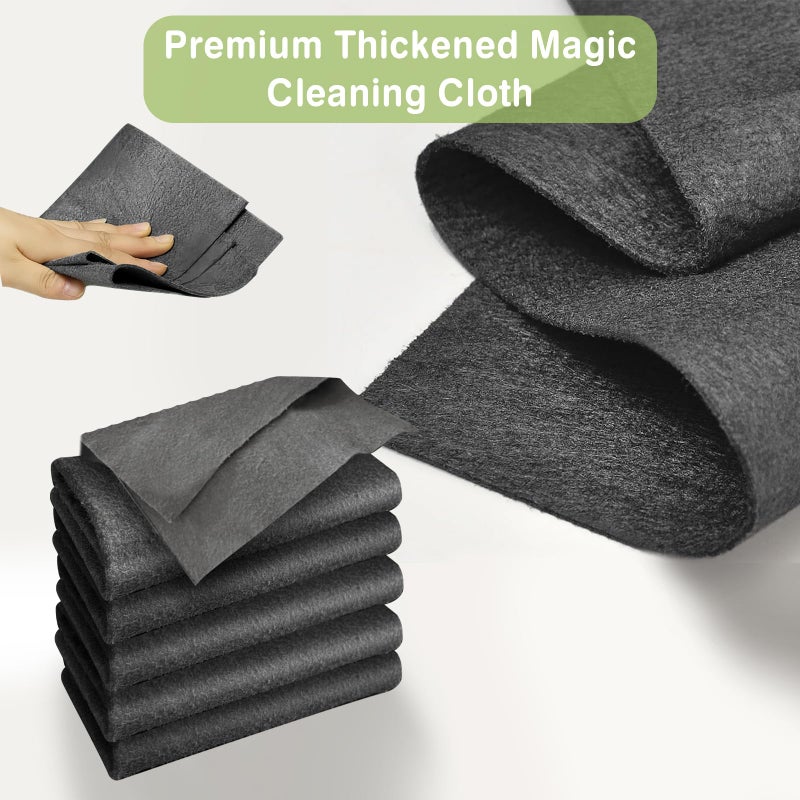 FRAGRANTGARDEN Thickened Magic Cleaning Cloth, Reusable Magic Cleaning Cloths for Glass, Streak Free Microfiber Magic Cleaning Cloth Reusable Rags for Kitchen, Windows, Mirrors, Cars (5) - Image 5