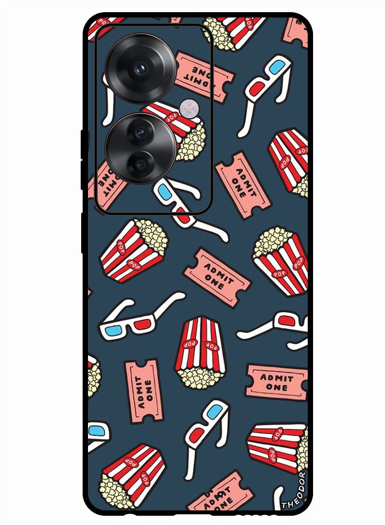 Theodor Protective Case Anti Scratch Shock Proof Bumper Cover For Oppo Reno 11F Movie collection - Image 1