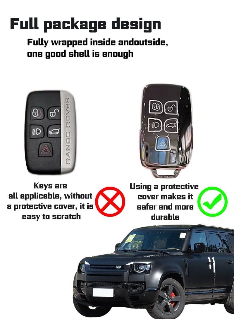 Car key protector, a suitable for Land Rover car key protector, perfectly wraps car keys, high-end, wear-resistant. - Image 3