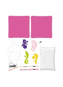 RATNA'S Ratna's Unicorn Pillow Sewing Kit Art & Craft DIY Activity Kit for Kids  - Image 2