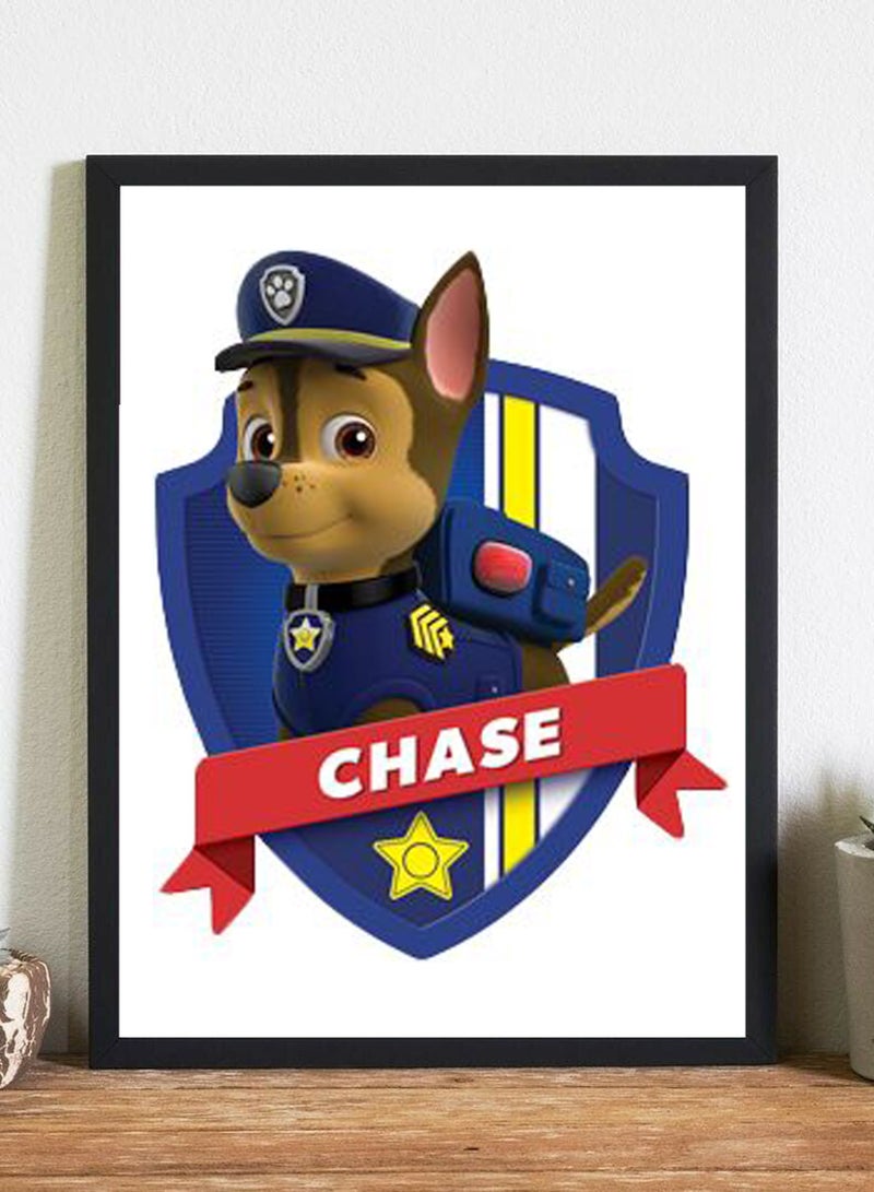 URBANTRANDS Paw Patrol Wall Decor Poster With Frame  - Image 1