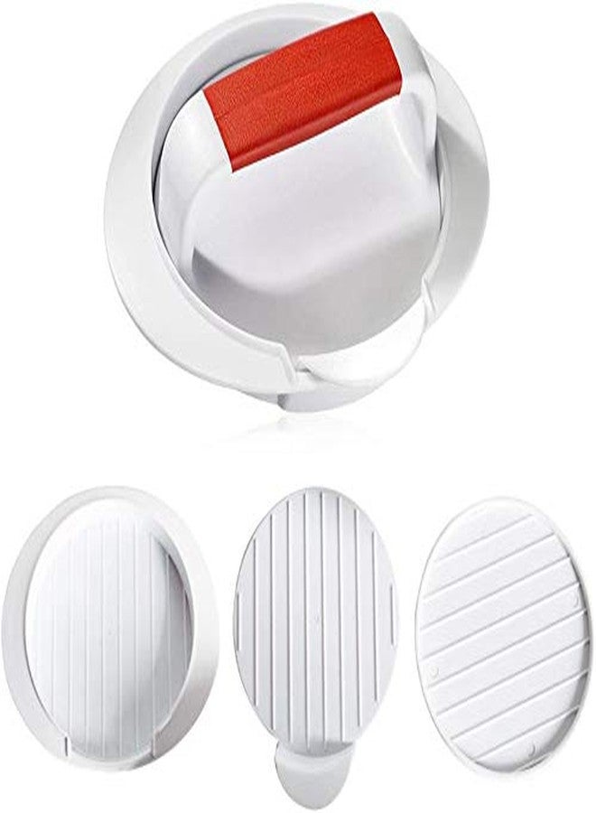 Odowalker Plastic Burger Press - 4.5' Non-Stick Hamburger Press, Round Patty Maker for Stuffed Sliders & BBQ - Image 5