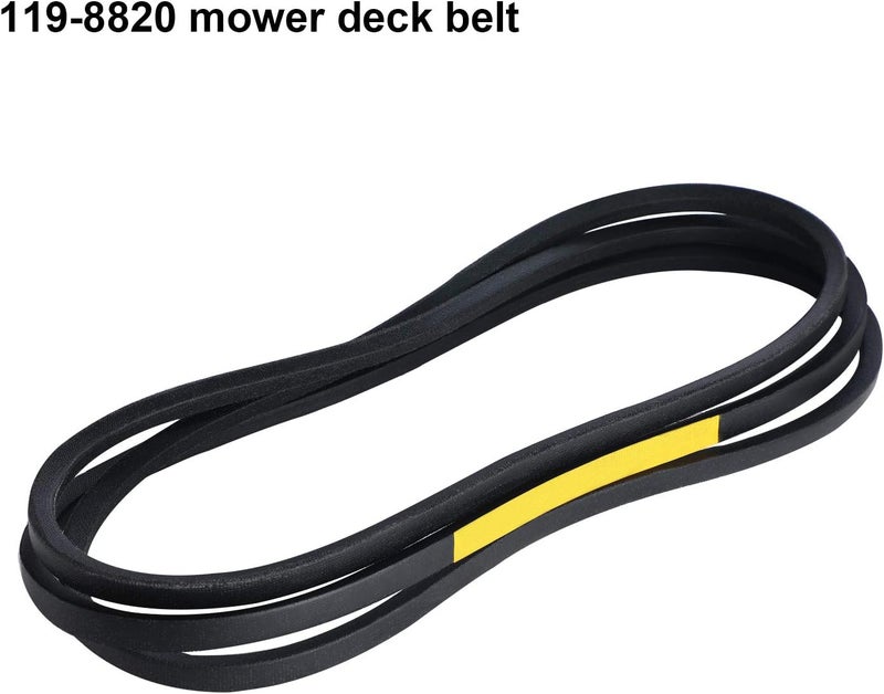 Mudder 119-8820 Replacement Lawn Mower Belt Drive Deck V-Belt 120-3892 Deck Belt Compatible with Toro Timecutter Ss5000 Ss5060 Mx5060 74630 74361 74632 74635 74637 74641, 1/2 Inch x 141-1/2 Inch - Image 3