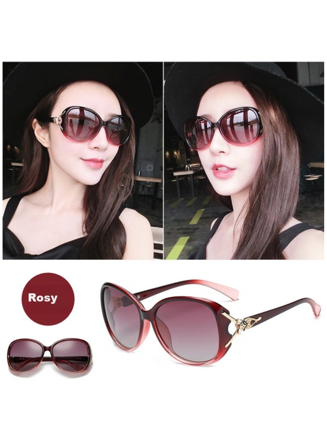 Lovedru Ralph Drew Polarized Sungl Women's Uv Protection Sunshade Sunscreen Driving Uv400 Anti-glare High-definition Driving Mirror - Image 1