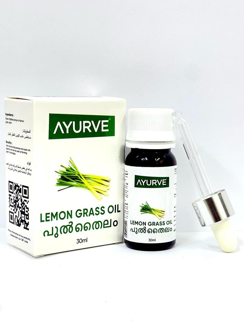 أيورفي زيت الليمون العطري 30 مل – نقي 100% وطبيعي – للعلاج العطري والعناية بالبشرة والشعر وطارد للحشرات - Image 1