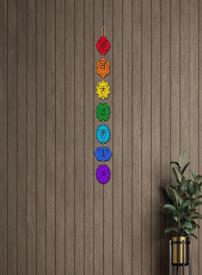 inultimate Chakras MDF Wall Hanging Set, Glossy Lamination Finish Wall Art for Home, Office & Gifting - Image 3