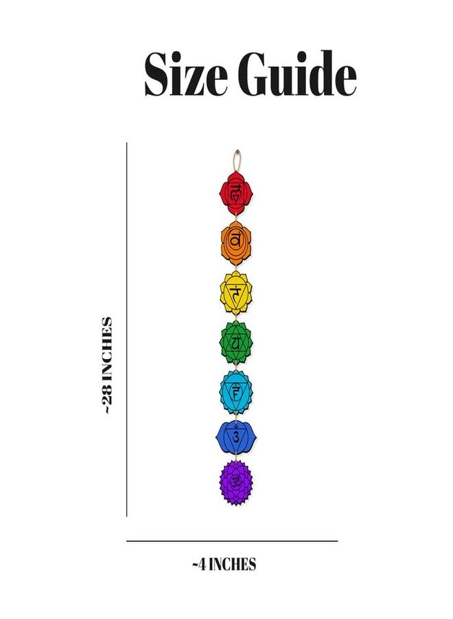 inultimate Chakras MDF Wall Hanging Set, Glossy Lamination Finish Wall Art for Home, Office & Gifting - Image 4