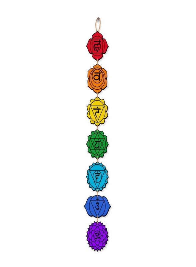 inultimate Chakras MDF Wall Hanging Set, Glossy Lamination Finish Wall Art for Home, Office & Gifting - Image 1