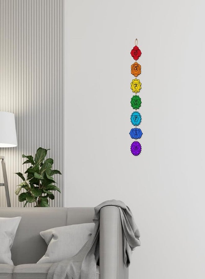 inultimate Chakras MDF Wall Hanging Set, Glossy Lamination Finish Wall Art for Home, Office & Gifting - Image 2