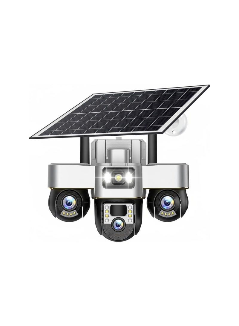 في 380 كاميرا مراقبة شمسية رقمية ، كاميرا IP مقاومة للماء بدقة 1080 بكسل عالية الدقة مع كشف الحركة، رؤية ليلية، وصول عن بعد عبر WiFi، نظام CCTV سلكي/لاسلكي للمنزل والمكتب والشركات - Image 1