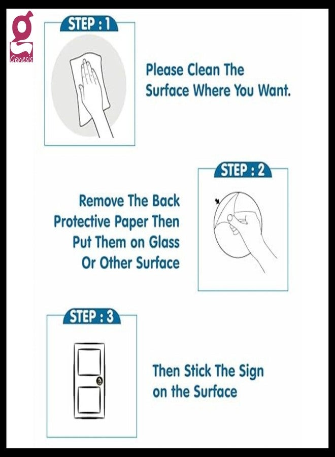 Genesis Arts REMOVE FOOTWARE Signage, Self-Adhesive Black Golden Acrylic Sign Board for Hotel, Restaurant, Shop, Café, Hospital, School, Office, Company, Mall – Remove Footwear Precise Laser Cutting - Image 5