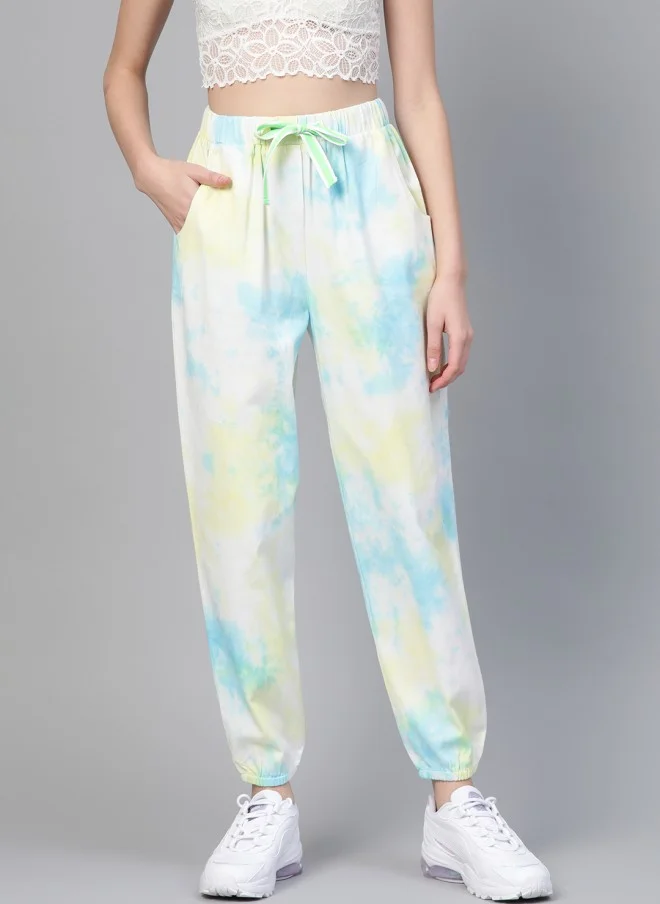 ساسافراس High-Rise Dyed Joggers for Women
