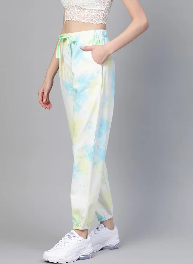 ساسافراس High-Rise Dyed Joggers for Women