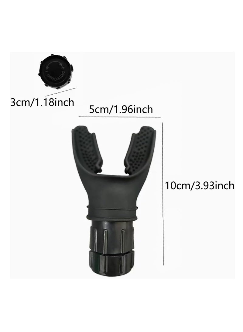 Generic Breathing Training Device, Portable Adjustable Resistance Lung Exerciser, Silicone Adjust Resistance Lung Exerciser Device Handheld, for Daily Care and Exercise  - Image 2
