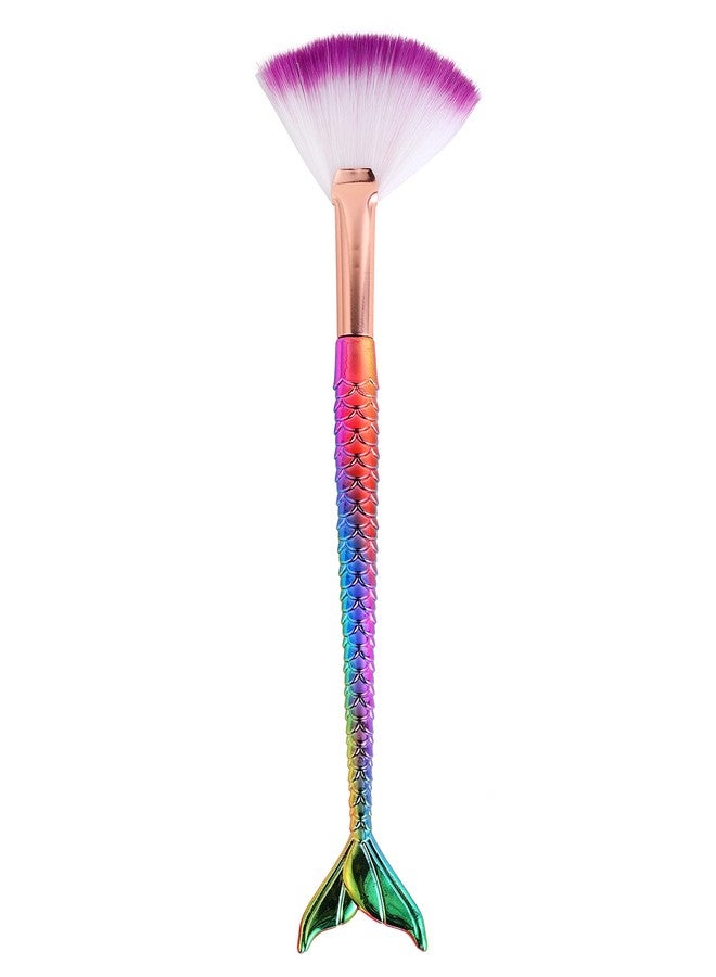 ويمسي مجموعة فرش مكياج حورية البحر من ويمسي بيوتي، قطعتان، للوجه والعينين، للأطفال والمراهقين، مناسبة لكريم الأساس وظلال العيون والحواجب والكحل وأحمر الخدود (من 4 إلى 16 سنة)، عضوية وطبيعية (متدرجة الألوان). - Image 5