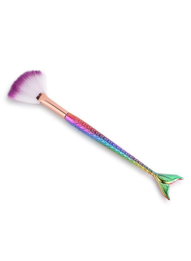 ويمسي مجموعة فرش مكياج حورية البحر من ويمسي بيوتي، قطعتان، للوجه والعينين، للأطفال والمراهقين، مناسبة لكريم الأساس وظلال العيون والحواجب والكحل وأحمر الخدود (من 4 إلى 16 سنة)، عضوية وطبيعية (متدرجة الألوان). - Image 3