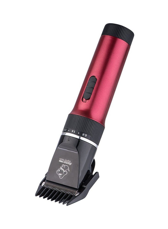 Loquat Professional Electric Pet Clipper Cutting Machine Red/Black - Image 4