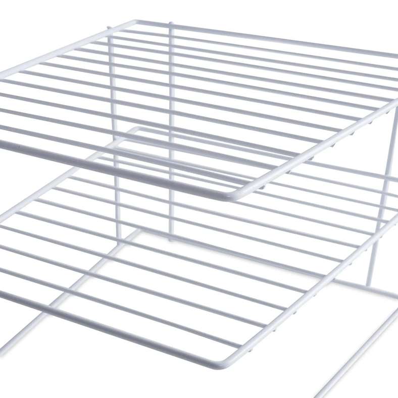 Pan Home Essentials 3-Tier Plate Organizer 25x25x20cm - White - 203TKU9900007 - Image 3