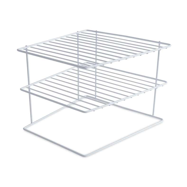 Pan Home Essentials 3-Tier Plate Organizer 25x25x20cm - White - 203TKU9900007 - Image 5