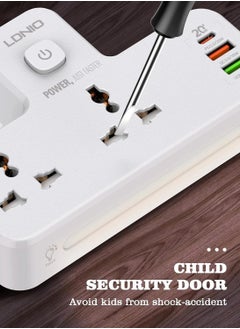 LDNIO SC2311 PD20W USB Qc 3.0 Wall Extension  - Image 2