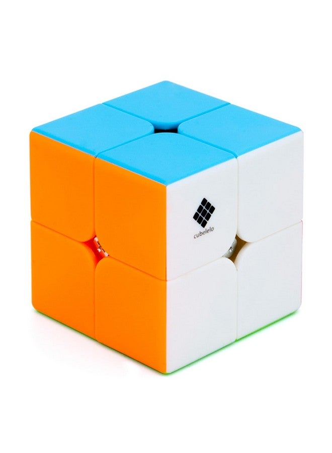 Cubelelo Drift 2x2 Stickerless Magic Speed Cube for Kids & Adults Speedy Brainstorming Puzzle (Multicolor) - Image 1