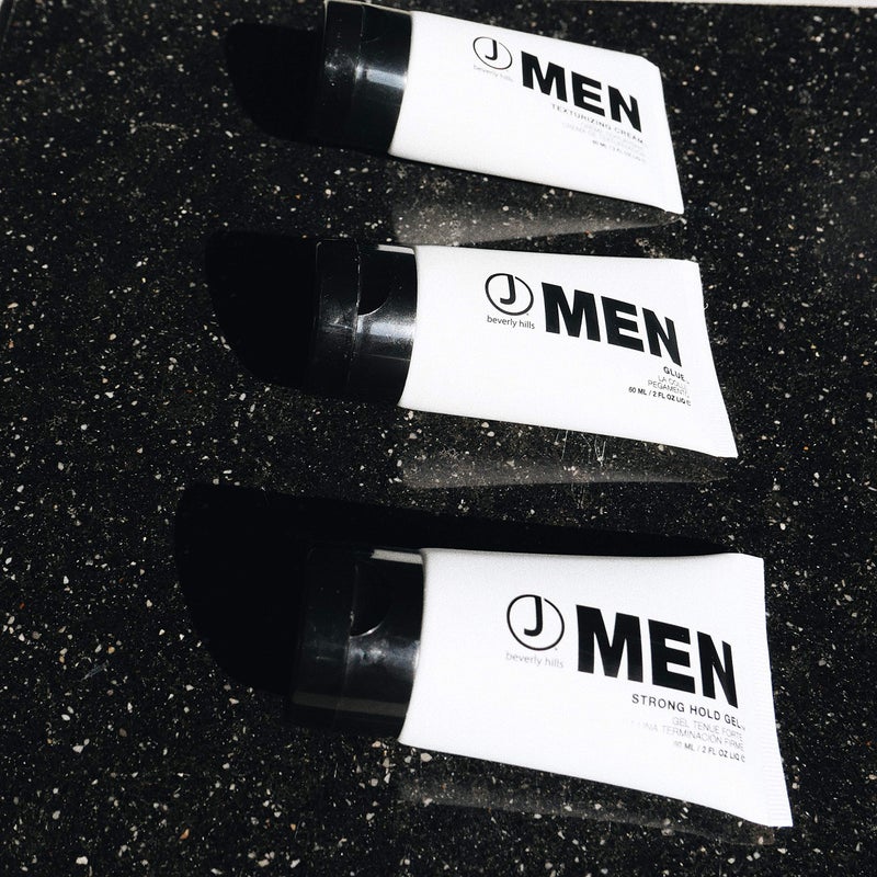 J Beverly Hills Men's Strong Hold Hair Gel with Aloe Vera for Promoting Hair Growth, (2 Oz, 4 Oz) - Image 3