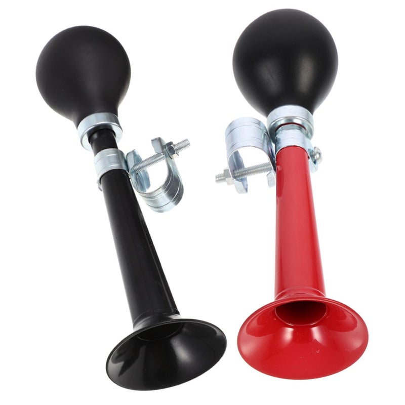 Bicycle Horn Loud Sound Easy Install for Mountain and Road Bike Black - Image 2