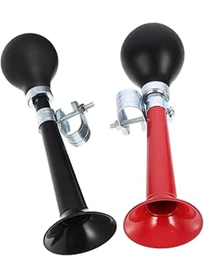 Bicycle Horn Loud Sound Easy Install for Mountain and Road Bike Black - Image 1
