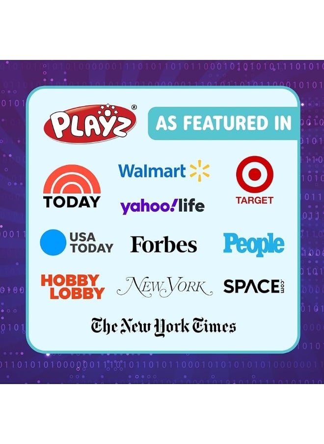 Playz - Playz My First Coding  Computer Science Kit  Learn About Binary Codes Encryption Algorithms  Pixelation Through Fun Puzzling Activities Without Using a Computer for Boys Girls Teenagers Kids - Image 1