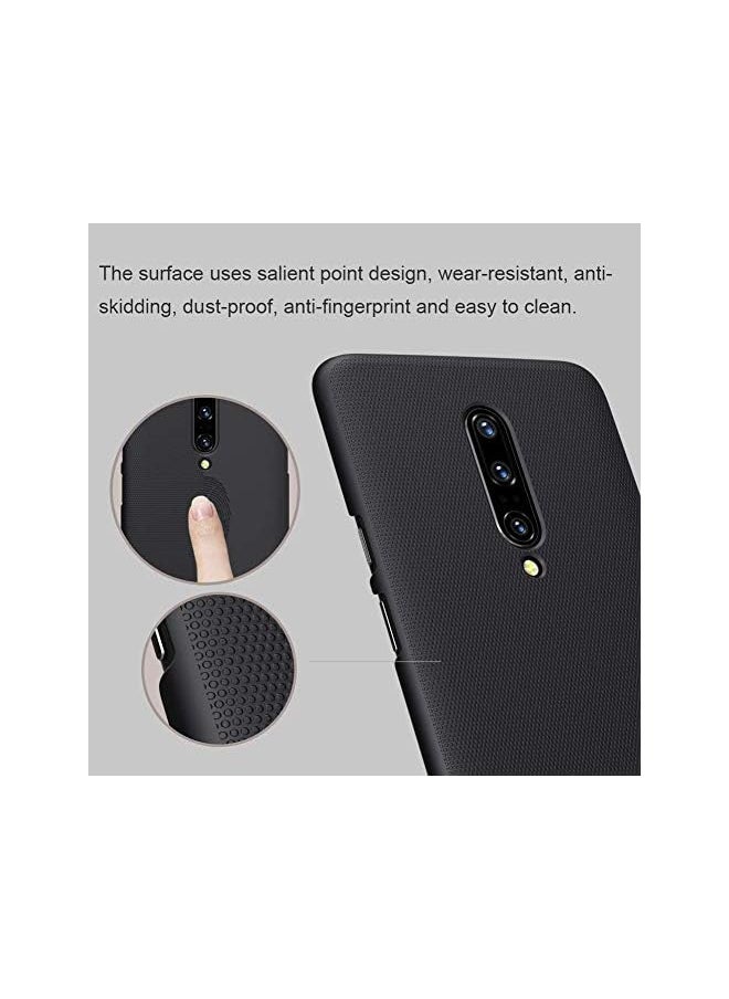 Nillkin - 1P7P Nl Sf B Oneplus 7 Pro Super Frosted Hard Phone Case With Stand Black - Image 1