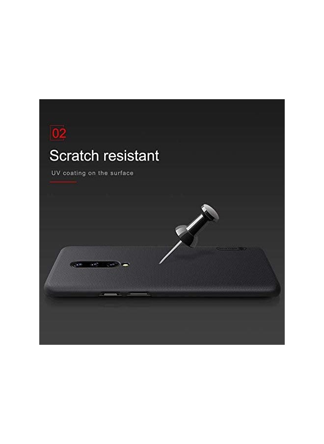 Nillkin - 1P7P Nl Sf B Oneplus 7 Pro Super Frosted Hard Phone Case With Stand Black - Image 1
