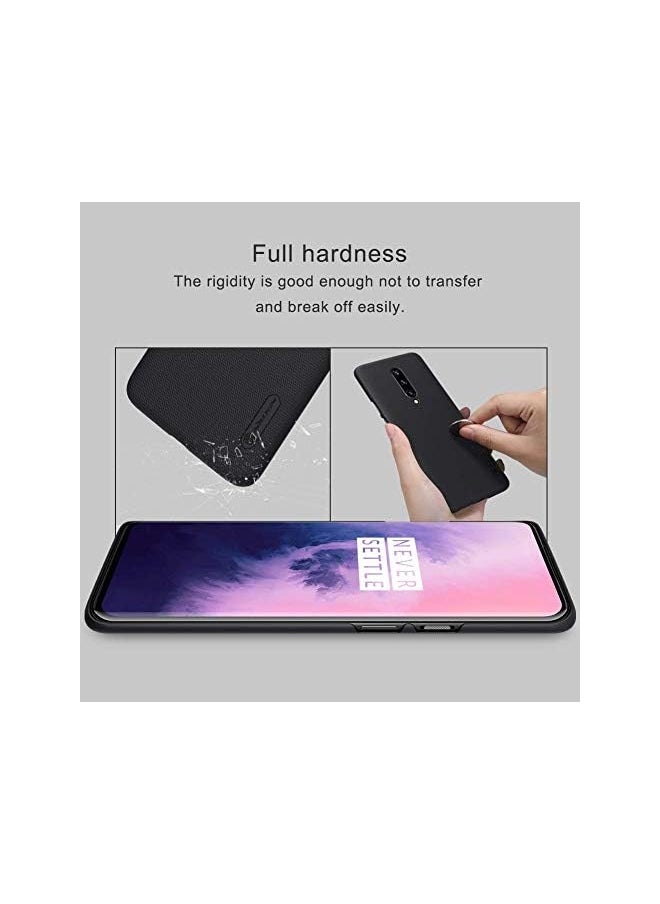 Nillkin - 1P7P Nl Sf B Oneplus 7 Pro Super Frosted Hard Phone Case With Stand Black - Image 1